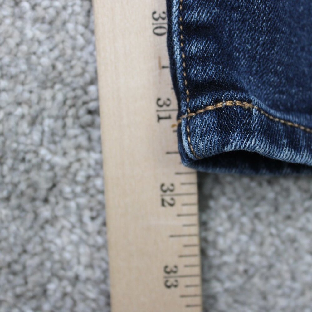 Lucky Brand Jeans Mens 30x32 Blue Coolmax 110 Slim 5-Pocket Stretch Demin - Picture 4 of 16